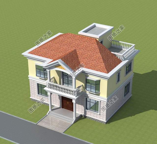 占地120平農(nóng)村別墅設(shè)計(jì)，在農(nóng)村老家建一棟，誰見了不眼饞