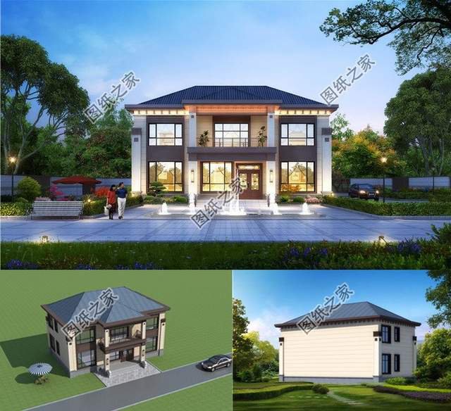 農村熱門自建別墅推薦，造型時尚潮流，站在流行最前端