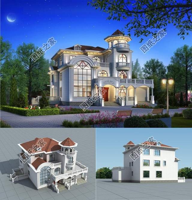 帶車庫的農(nóng)村別墅推薦，簡單實(shí)用造價(jià)不高，人見人愛