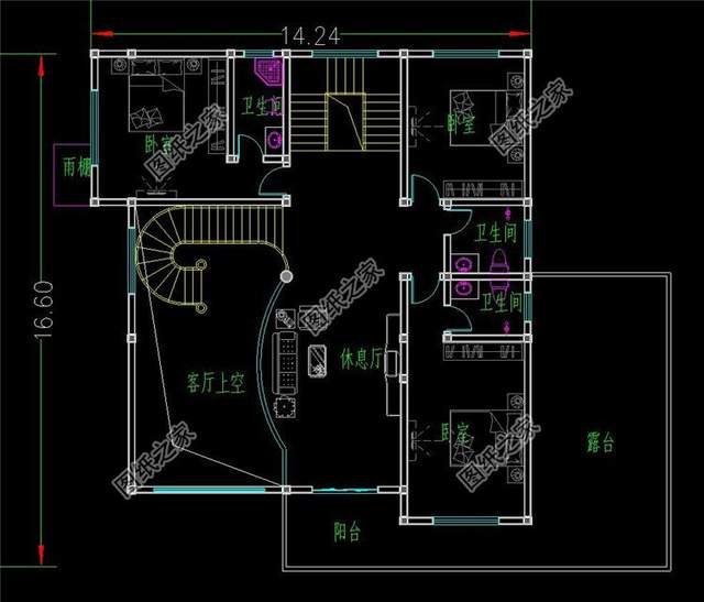 帶車庫的農(nóng)村別墅推薦，簡單實(shí)用造價(jià)不高，人見人愛