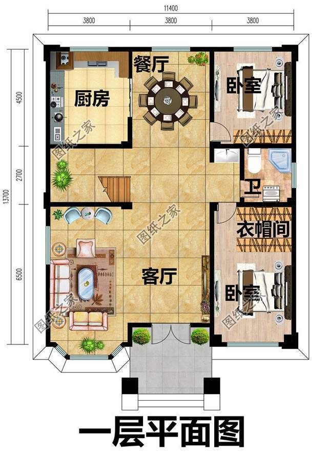 最新三層別墅設計，簡約大方，成功人士建房的選擇