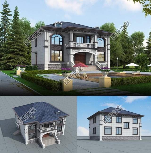 精美歐式別墅設計，當下農村建房打頭的建筑風格，快來看一看吧