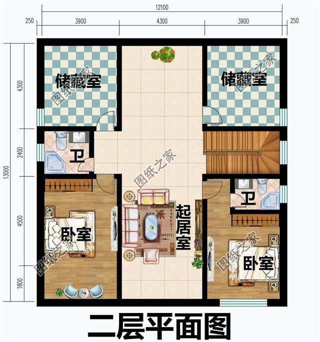 鄉村一層半別墅設計，安逸舒適，施工簡單，更適合新農村建設