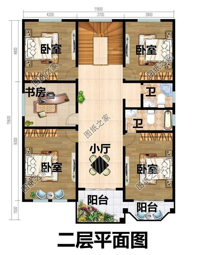 帶文化石的農村別墅設計，色彩多樣外觀給你營造出炫彩的舒適生活