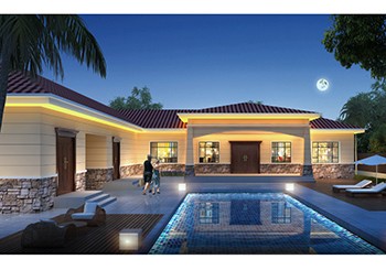 大L型一層農(nóng)村房屋設(shè)計，這樣的布局適合自建