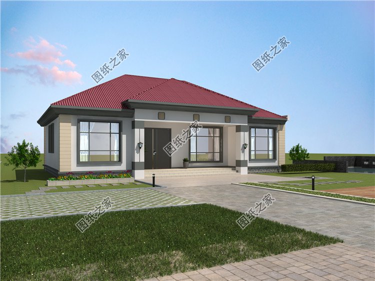 一層自建別墅設計圖外觀圖