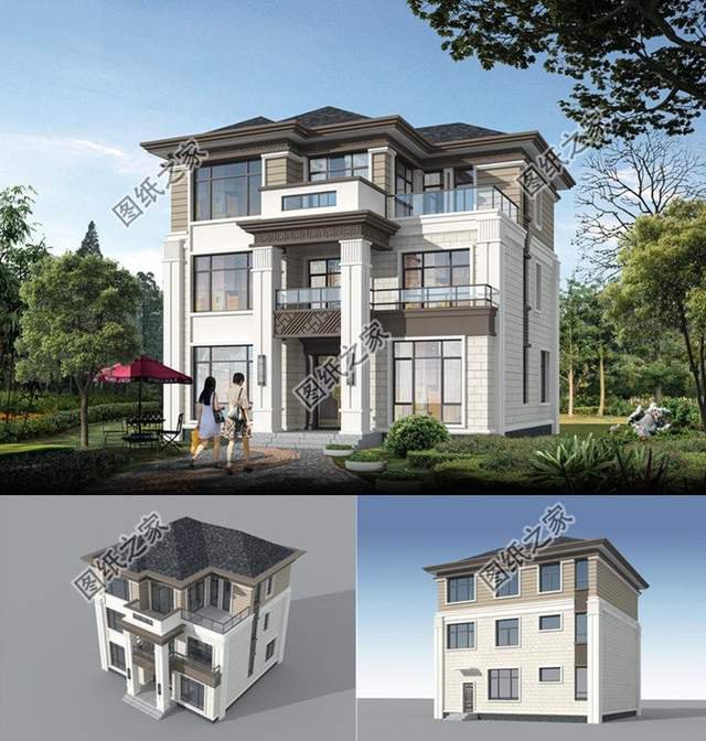 現(xiàn)代風農(nóng)村自建房設(shè)計，用色簡單好看，受到年輕人的喜歡