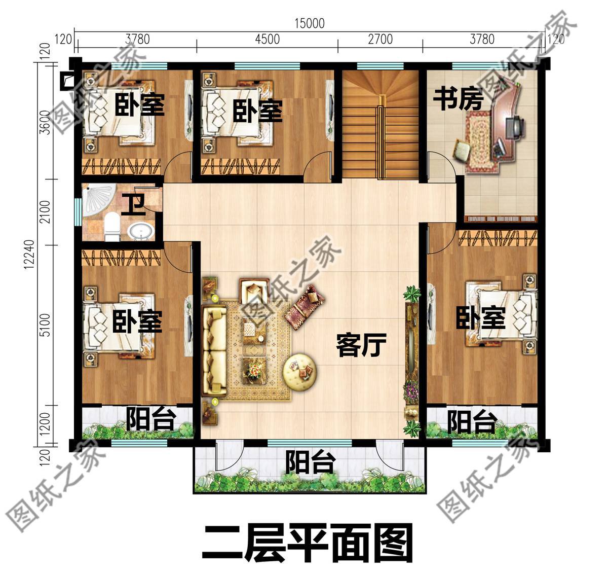 農(nóng)村雙層別墅設(shè)計推薦，功能齊全強(qiáng)大，外觀造型討人喜歡