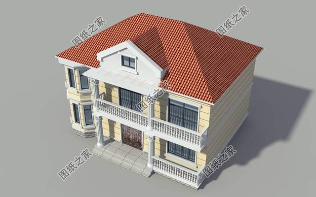 簡歐式農村別墅設計，造型美觀簡約，經典不過時