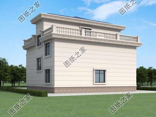 五款三層別墅設計，外觀新穎時尚，建一棟妥妥的人生贏家