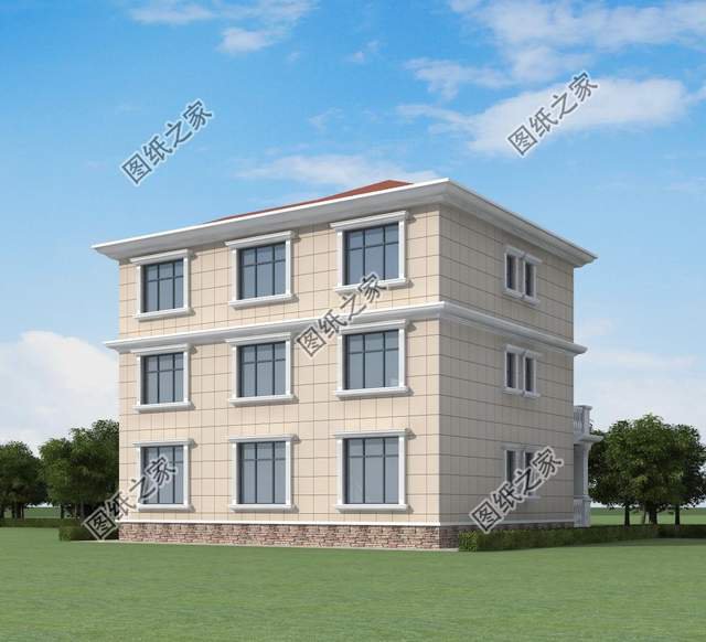 五款三層別墅設計，外觀新穎時尚，建一棟妥妥的人生贏家