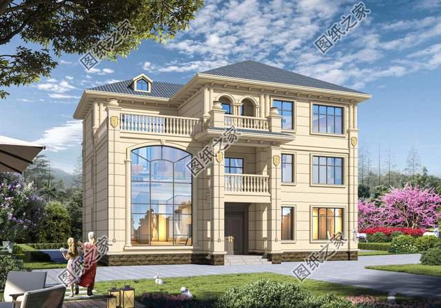 五款三層別墅設計，外觀新穎時尚，建一棟妥妥的人生贏家