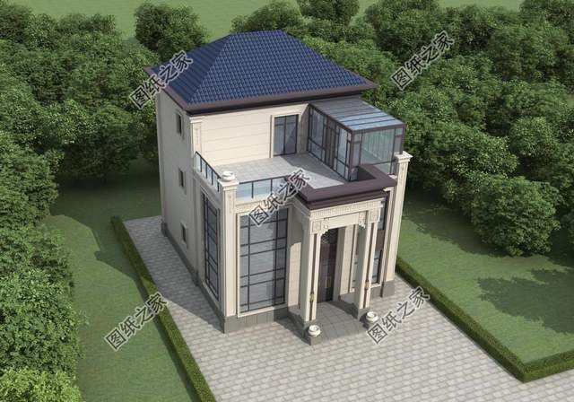 五款三層別墅設計，外觀新穎時尚，建一棟妥妥的人生贏家