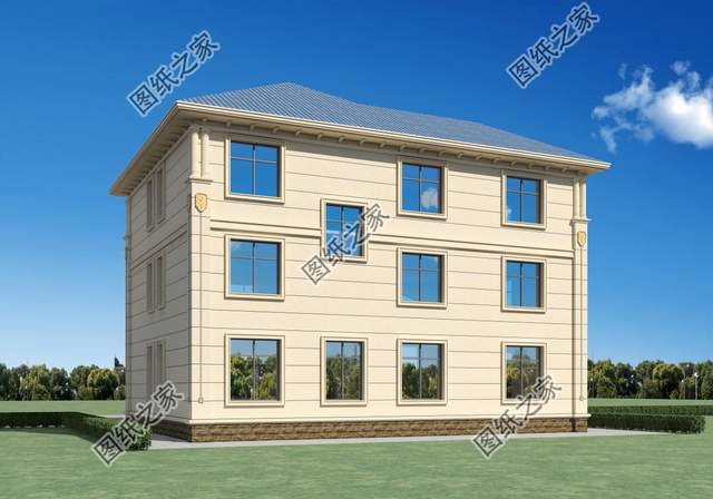 五款三層別墅設計，外觀新穎時尚，建一棟妥妥的人生贏家