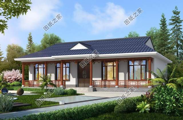 農村一層別墅設計，穩重踏實更實用，南北方都適合