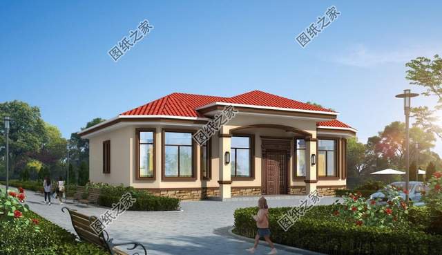 農村一層別墅設計，穩重踏實更實用，南北方都適合