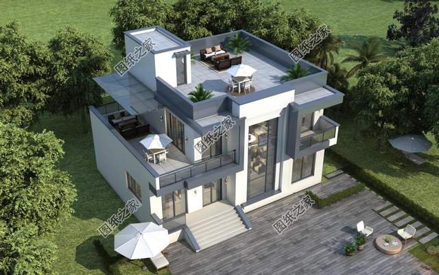 現代風別墅設計，奢華時尚，秒殺眾多農村小洋樓