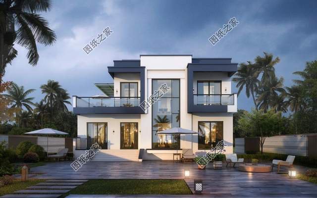 現代風別墅設計，奢華時尚，秒殺眾多農村小洋樓