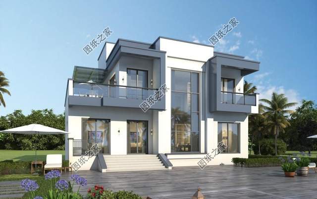 現代風別墅設計，奢華時尚，秒殺眾多農村小洋樓