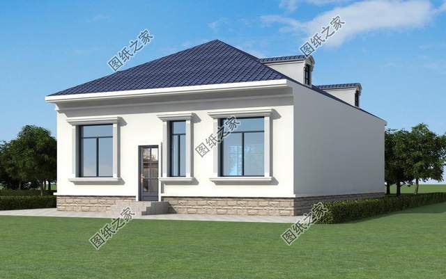 新款一層別墅設計，在老家蓋這樣的住宅，擱誰不心動