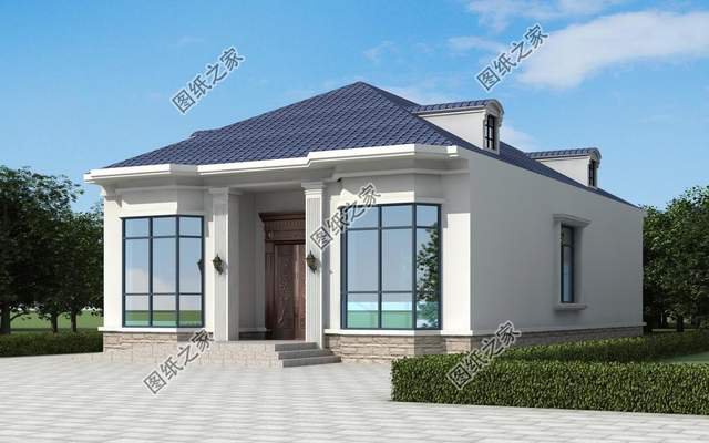 新款一層別墅設計，在老家蓋這樣的住宅，擱誰不心動