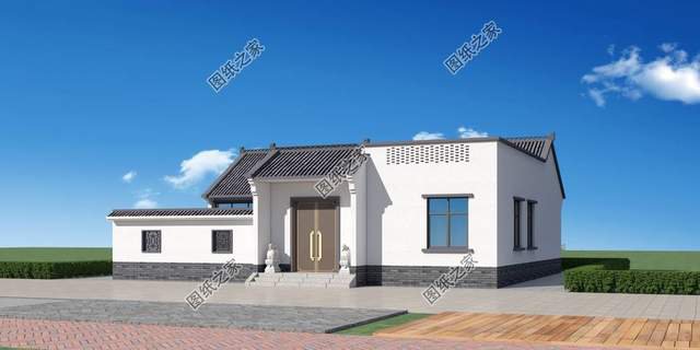 新款一層別墅設計，在老家蓋這樣的住宅，擱誰不心動