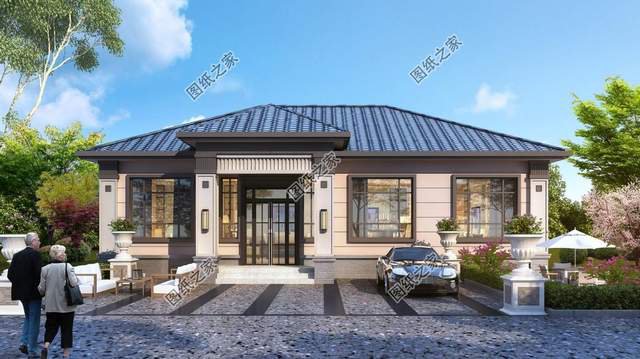 新款一層別墅設計，在老家蓋這樣的住宅，擱誰不心動