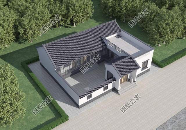 新款一層別墅設計，在老家蓋這樣的住宅，擱誰不心動