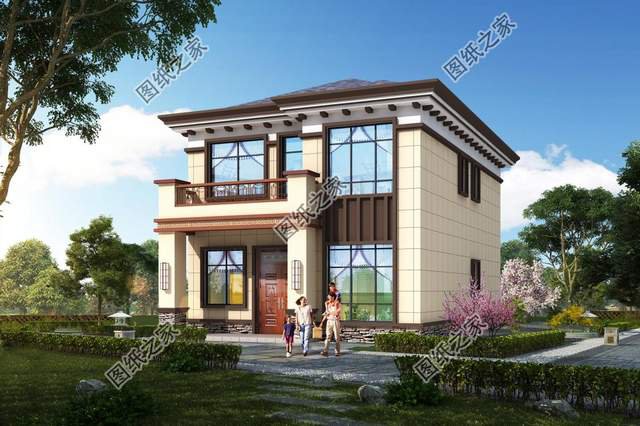 新中式風農村別墅設計，符合老百姓的傳統審美，帶來舒適享受