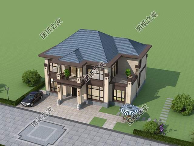 新中式風農村別墅設計，符合老百姓的傳統審美，帶來舒適享受