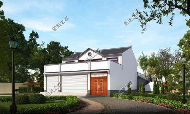 帶商鋪的農(nóng)村別墅設(shè)計(jì)，在家也能掙到錢(qián)，全家老小都喜歡