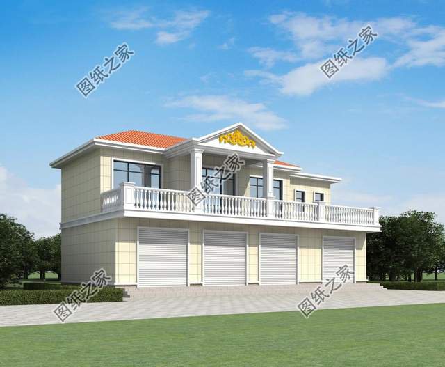 帶商鋪的農(nóng)村別墅設(shè)計(jì)，在家也能掙到錢(qián)，全家老小都喜歡