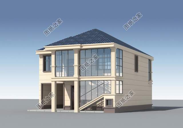 帶商鋪的農(nóng)村別墅設(shè)計(jì)，在家也能掙到錢(qián)，全家老小都喜歡