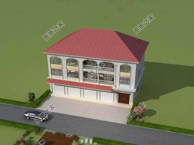 帶商鋪的農(nóng)村別墅設(shè)計(jì)，在家也能掙到錢(qián)，全家老小都喜歡