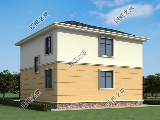 農村二層別墅設計，更為經濟實用，適合老百姓的建造優質戶型