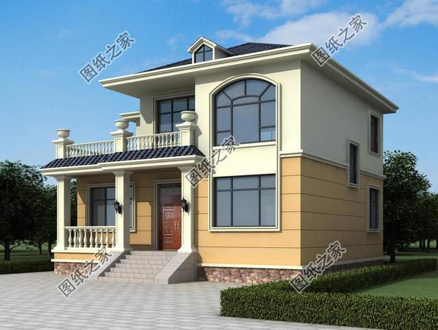 農村二層別墅設計，更為經濟實用，適合老百姓的建造優質戶型