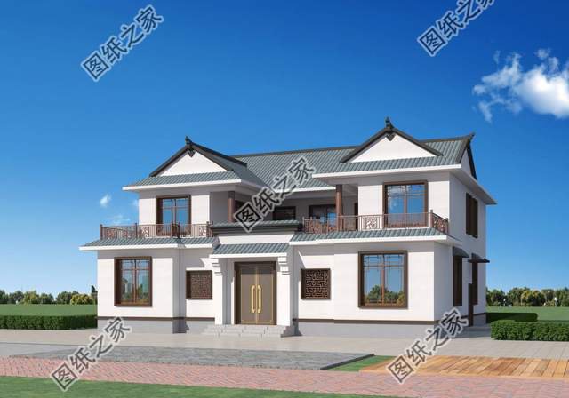 中式合院別墅設計推薦，既寬敞又大氣享受放松愜意生活