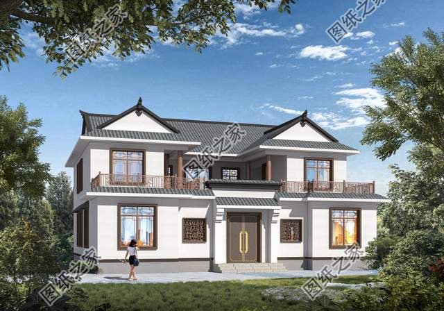 中式合院別墅設計推薦，既寬敞又大氣享受放松愜意生活