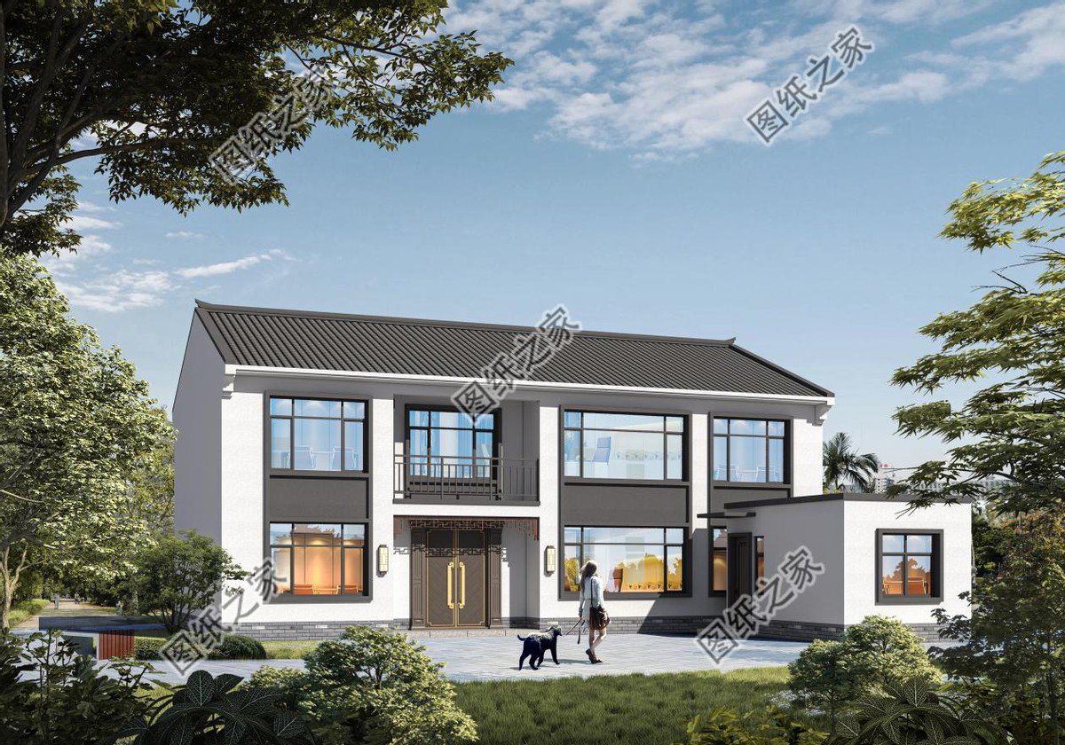 農村徽派別墅設計推薦，渾身散發優美的韻味讓人無法自拔