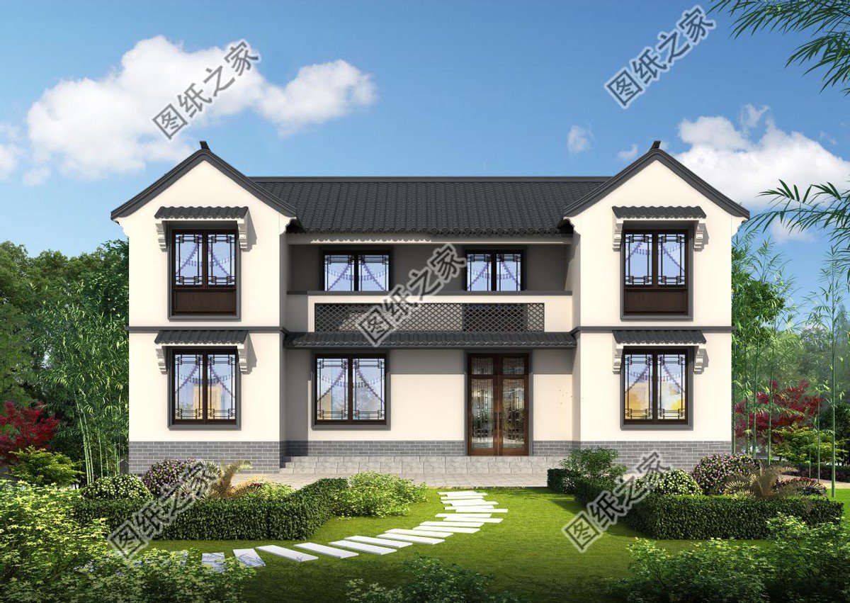 農村徽派別墅設計推薦，渾身散發優美的韻味讓人無法自拔