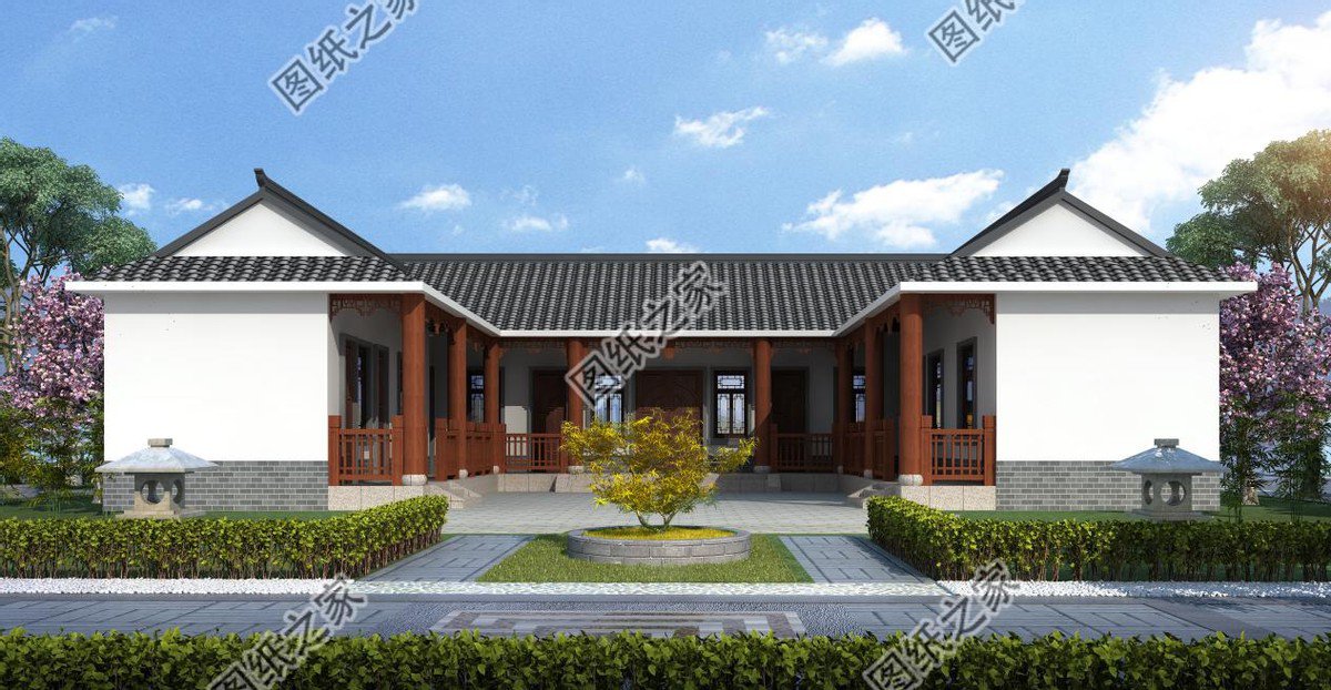 農村徽派別墅設計推薦，渾身散發優美的韻味讓人無法自拔