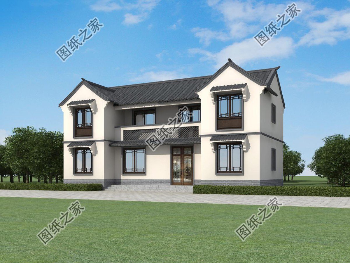 農村徽派別墅設計推薦，渾身散發優美的韻味讓人無法自拔