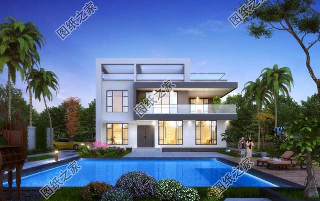 現(xiàn)代風(fēng)格鄉(xiāng)村別墅，勇于打破常規(guī)的設(shè)計(jì)理念，彰顯年輕人的個(gè)性化