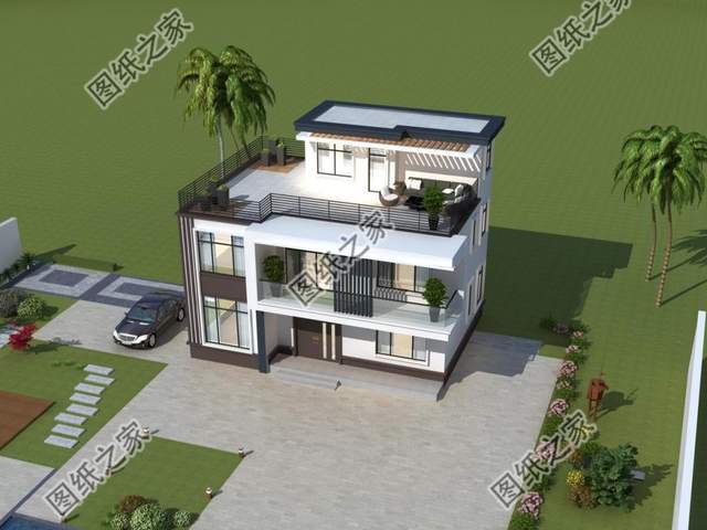 現(xiàn)代風(fēng)格鄉(xiāng)村別墅，勇于打破常規(guī)的設(shè)計(jì)理念，彰顯年輕人的個(gè)性化