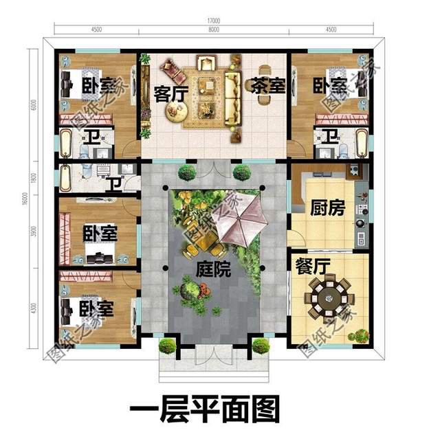 鄉(xiāng)村一層自建房設(shè)計(jì)推薦，簡單好看的戶型，更多人建房的選擇