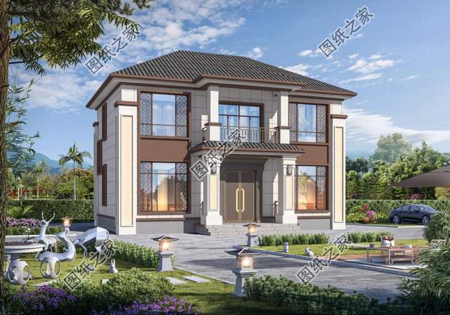 新中式農(nóng)村別墅設(shè)計推薦，中式質(zhì)感十足，絕對適合老家建