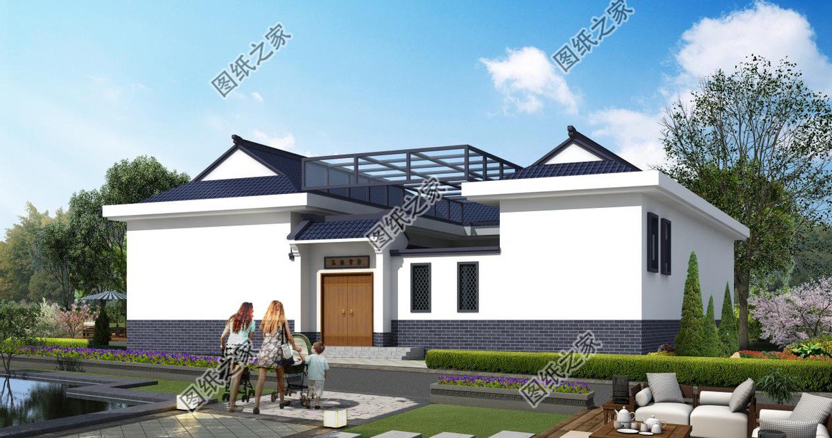 新中式農村小別墅設計，更顯沉穩大氣，以彰顯東方之美