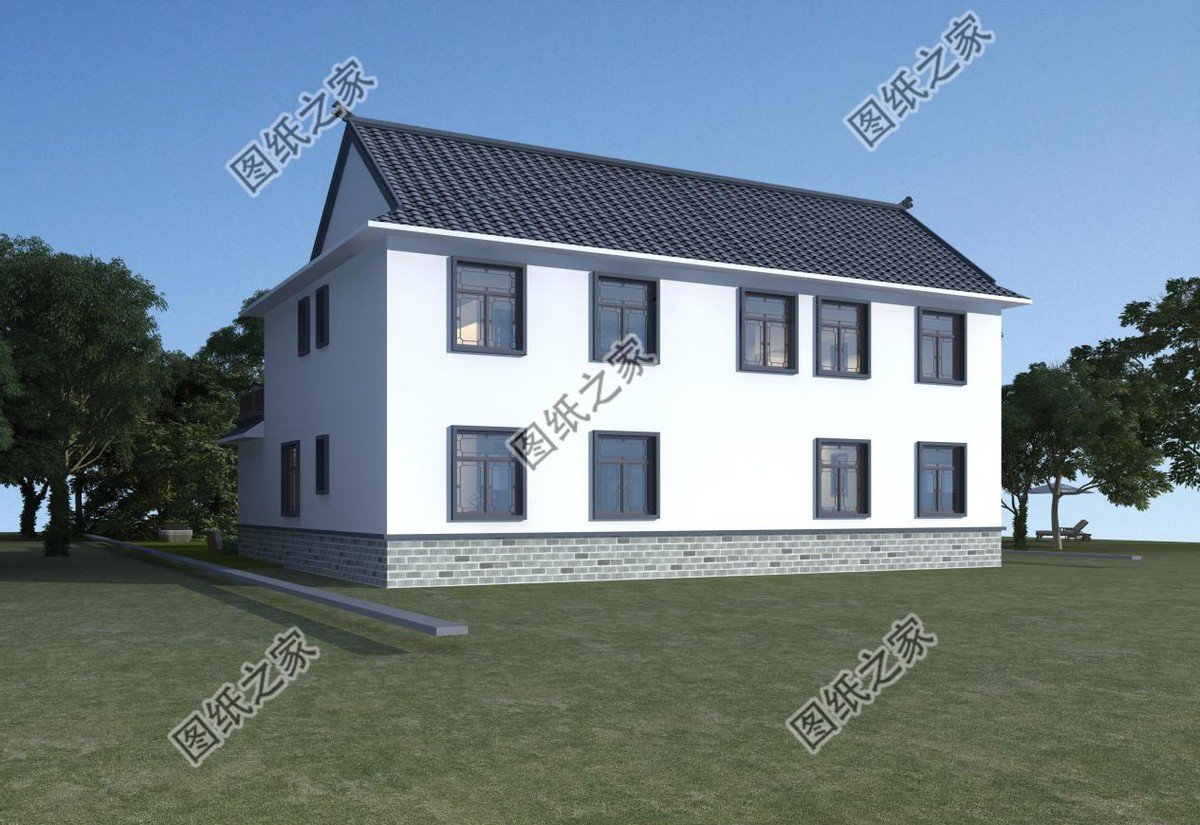 新中式農村小別墅設計，更顯沉穩大氣，以彰顯東方之美