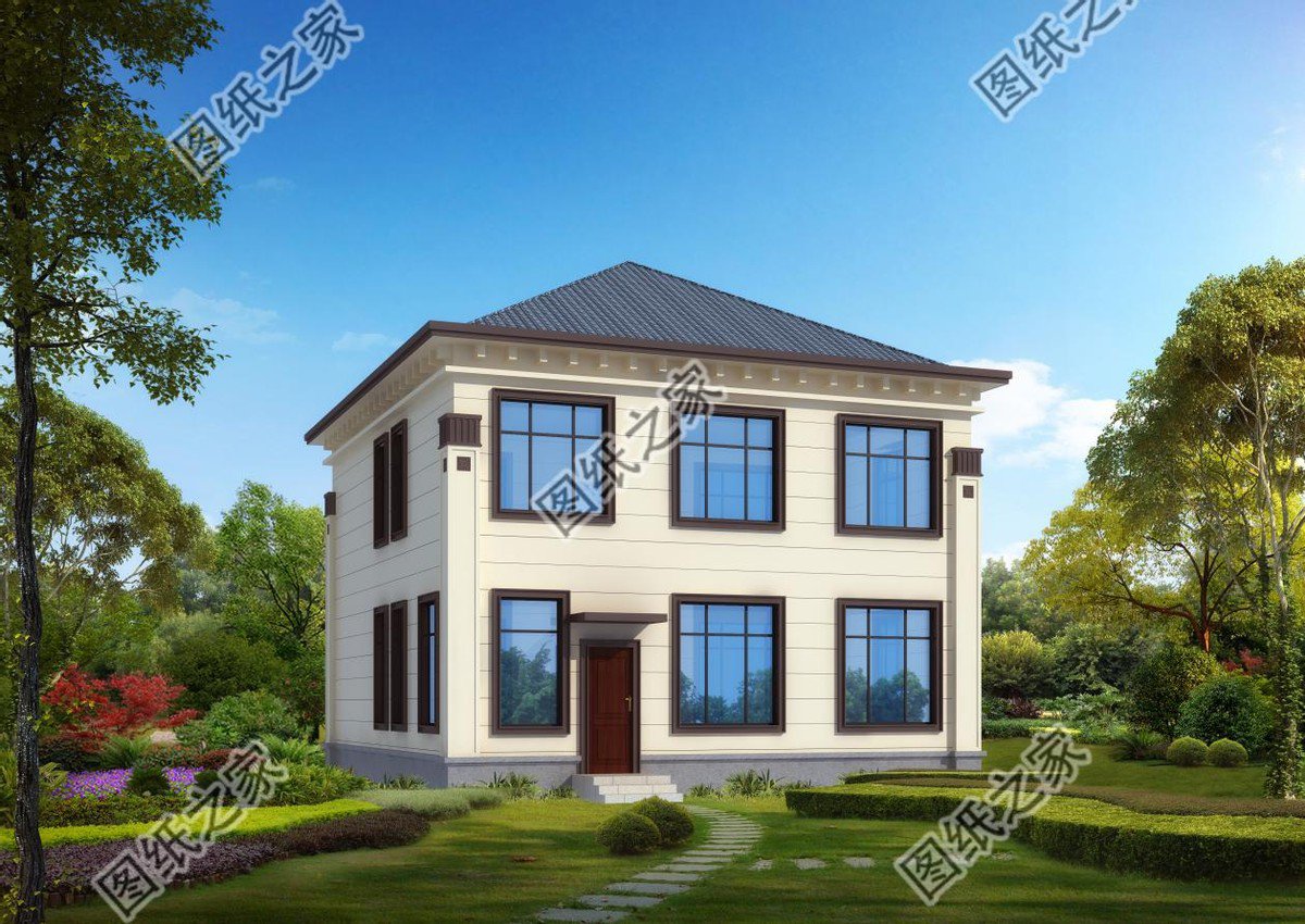 最實用農村別墅設計，外觀端莊大氣，國人的理想住宅