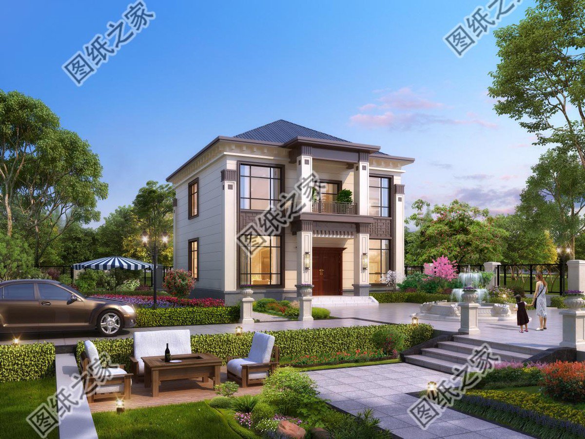 最實用農村別墅設計，外觀端莊大氣，國人的理想住宅